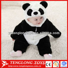 China treasures panda style cute clothes baby rompers soft baby rompers
